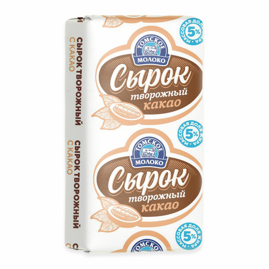 

Сырок творожный Томское Молоко с какао 5% 90 г