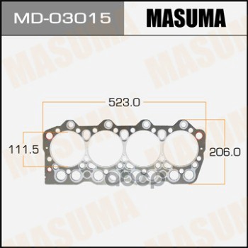 Прокладка Гбц Mitsubishi (4d35) Толщина 1,60 Masuma Masuma арт. MD03015