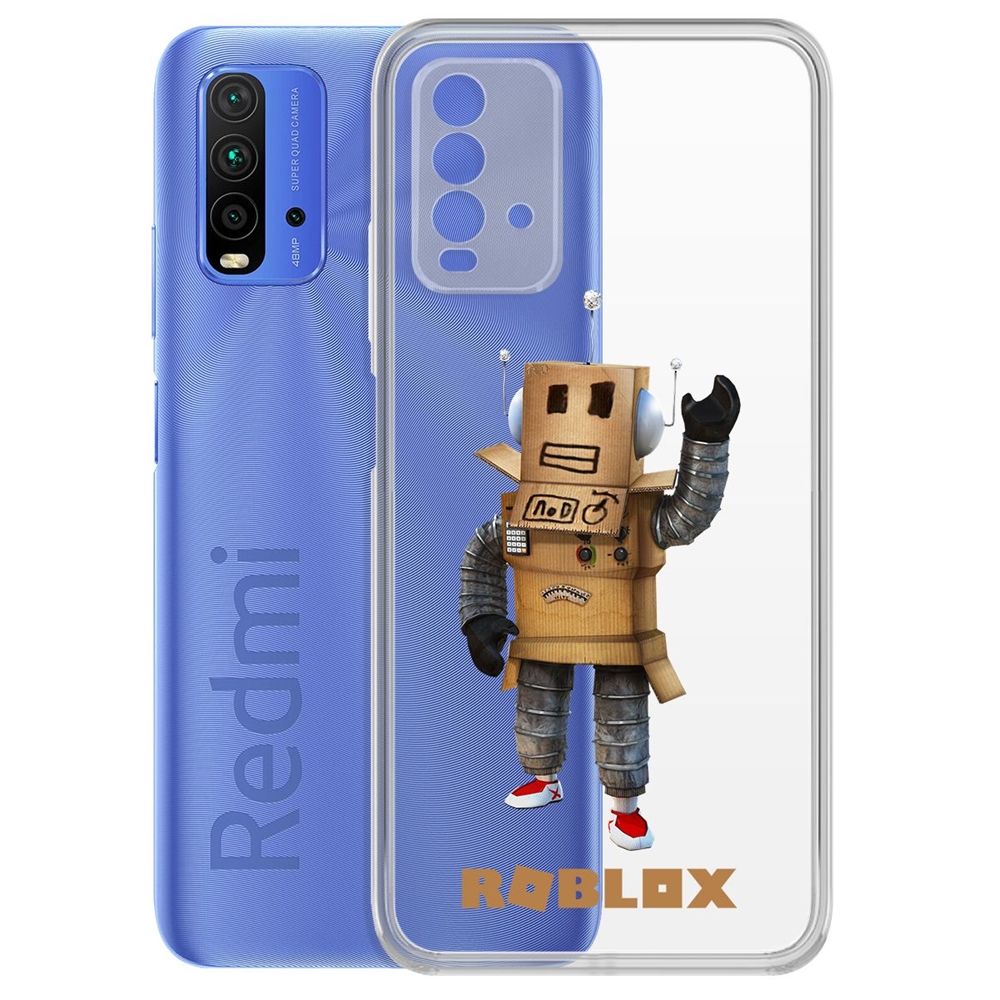 

Чехол-накладка Krutoff Clear Case Roblox-Мистер Робот для Xiaomi Redmi 9T, Прозрачный