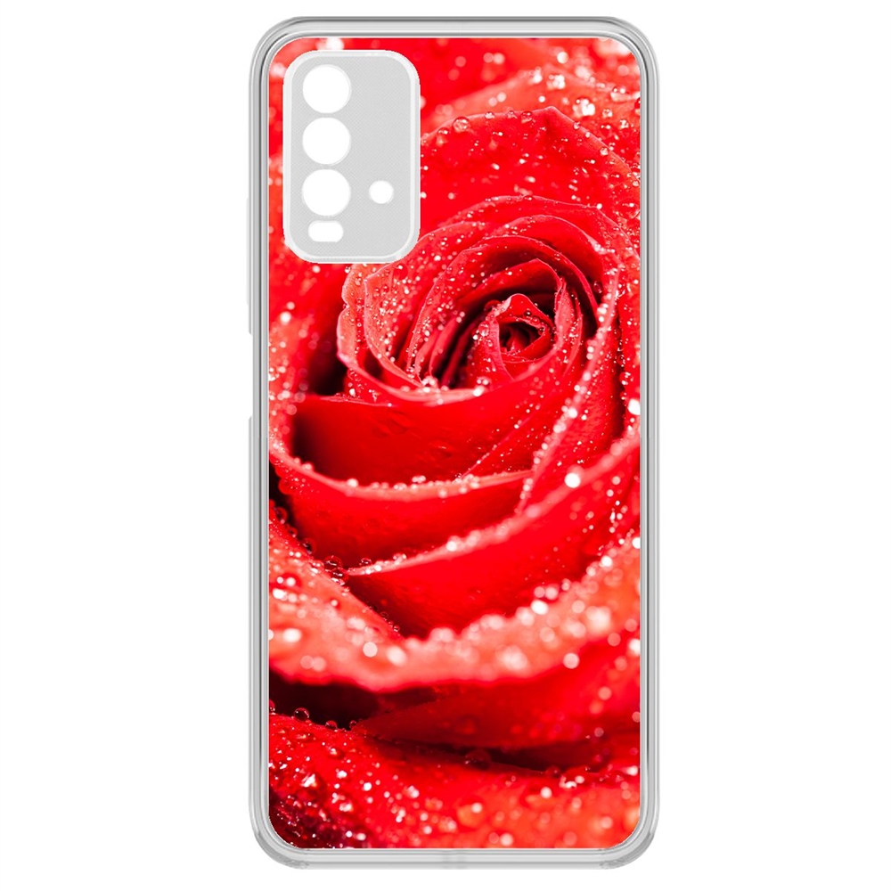 

Чехол-накладка Krutoff Clear Case Роза для Xiaomi Redmi 9T, Прозрачный