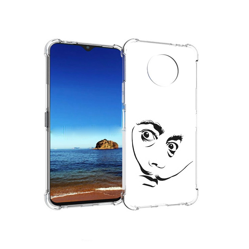 

Чехол MyPads Tocco для Nokia G50 мужчина с длинными усами (PT227056.116.487), Прозрачный, Tocco