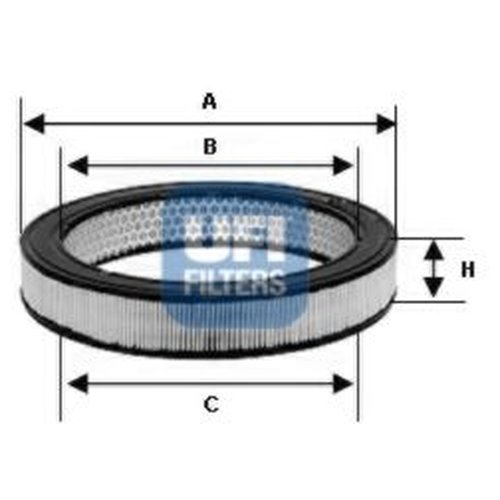 фото Фильтр воздушный ufi 2771900