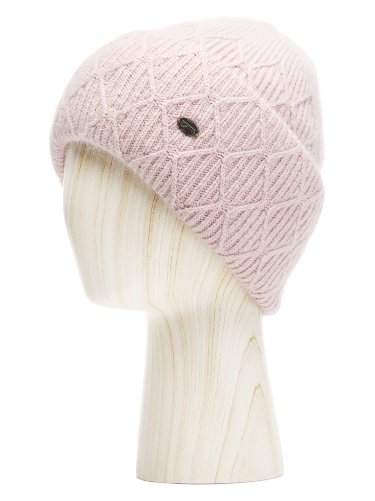 Шапка бини женская Labbra LB-A53052 розовая, р.57