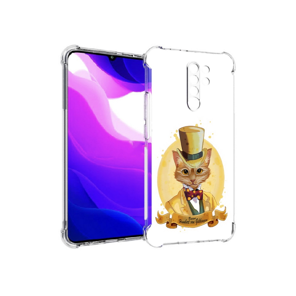 

Чехол MyPads Tocco для Xiaomi Redmi 9 кот юрист (PT150826.259.401), Прозрачный, Tocco