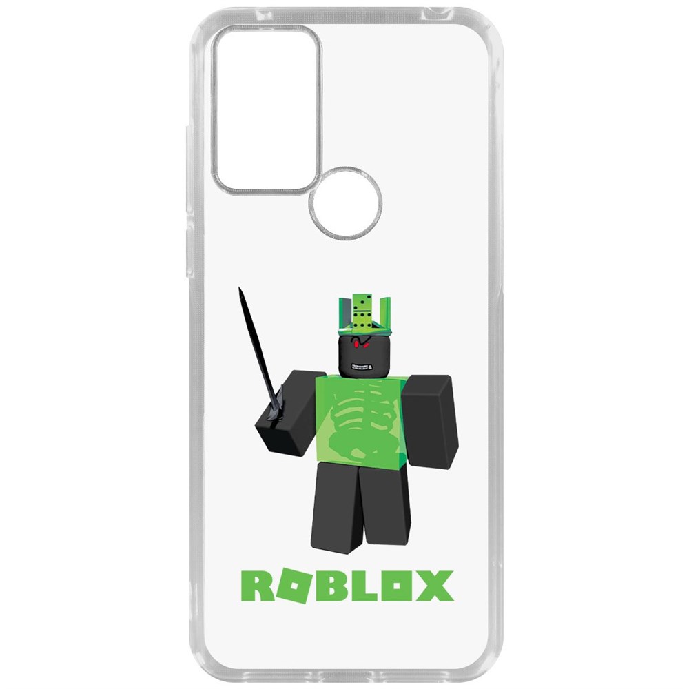

Чехол-накладка Krutoff Clear Case Roblox-1x1x1x1x1 для TCL 30E, Прозрачный