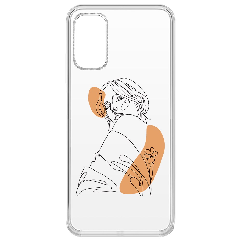 фото Чехол-накладка krutoff clear case загадка для xiaomi poco m3 pro