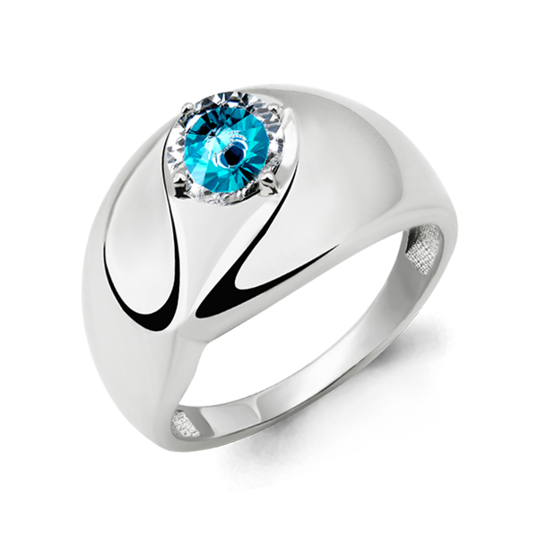

Кольцо из серебра с фианитом р. 16,5 Aquamarine 64955100_925_р, 64955100_925_р