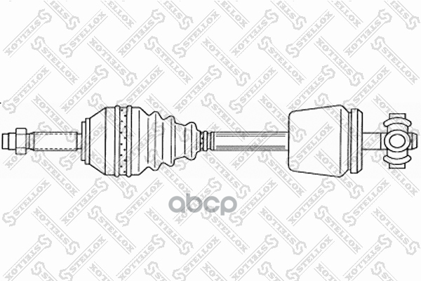 

158 1766-Sx привод Левый 681Mm, 24161 Dacia Logan 1.4-1.6I 04> Stellox 1581766SX