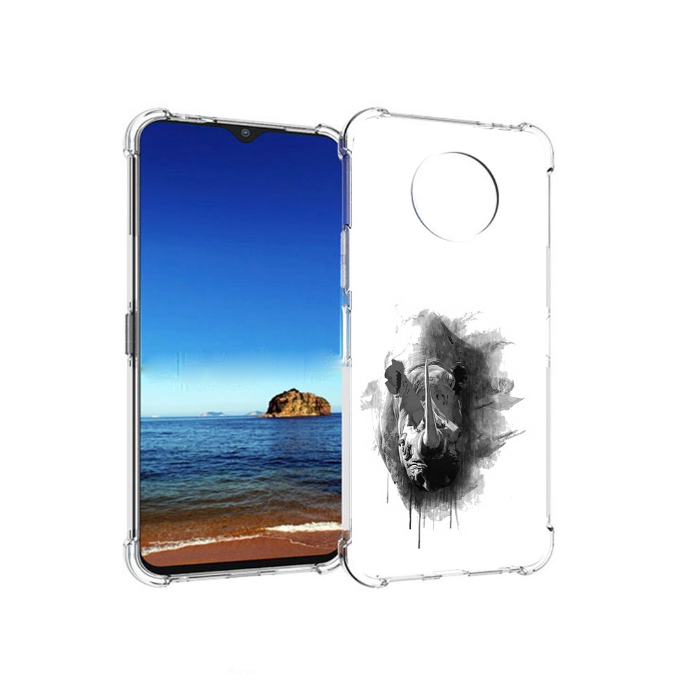 

Чехол MyPads Tocco для Nokia G50 носорог (PT227056.116.523), Прозрачный, Tocco