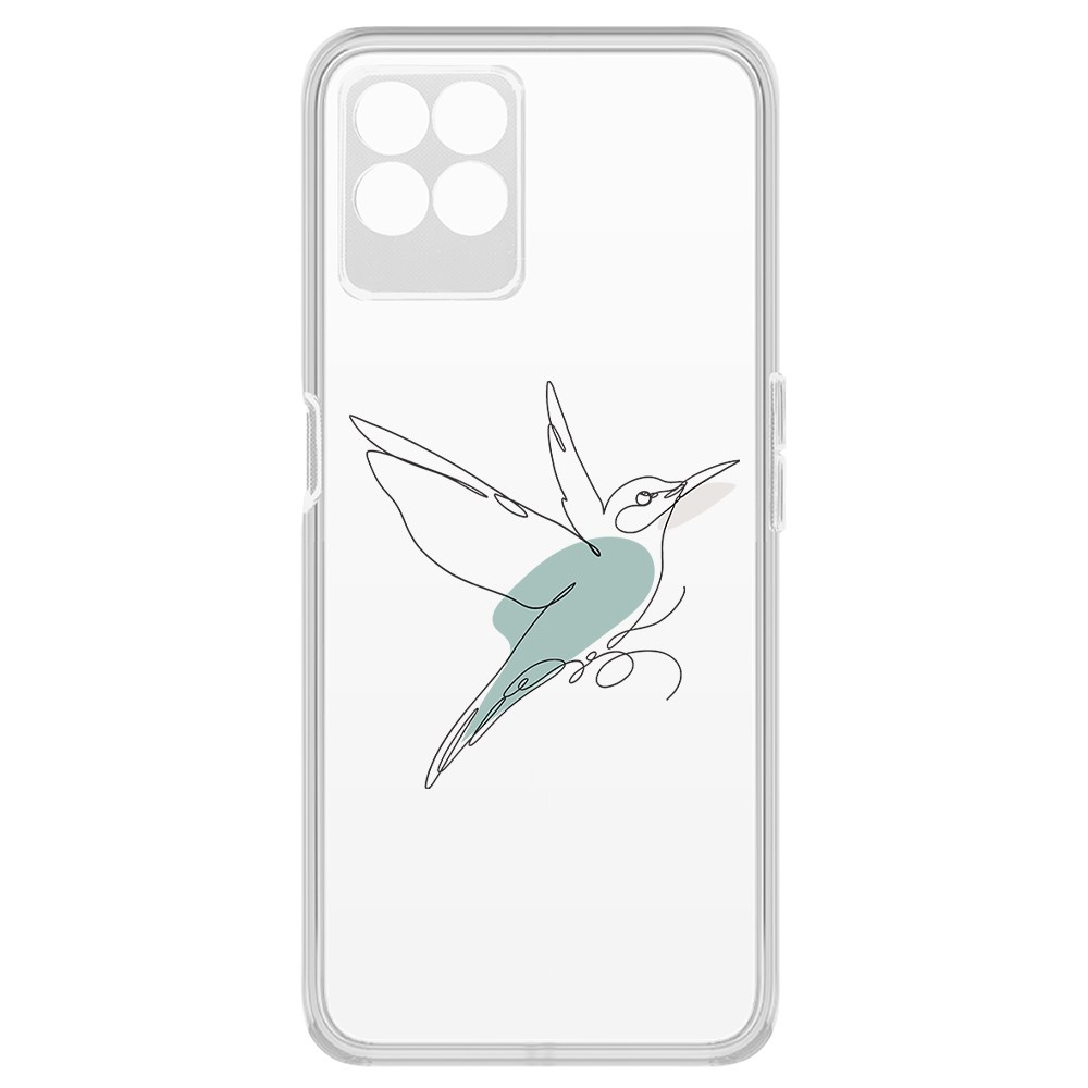 

Чехол-накладка Krutoff Clear Case Легкость для Realme 8i