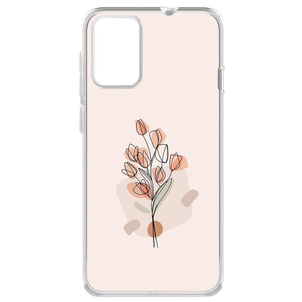 

Чехол-накладка Krutoff Clear Case Букет тюльпанов для ZTE Blade L9