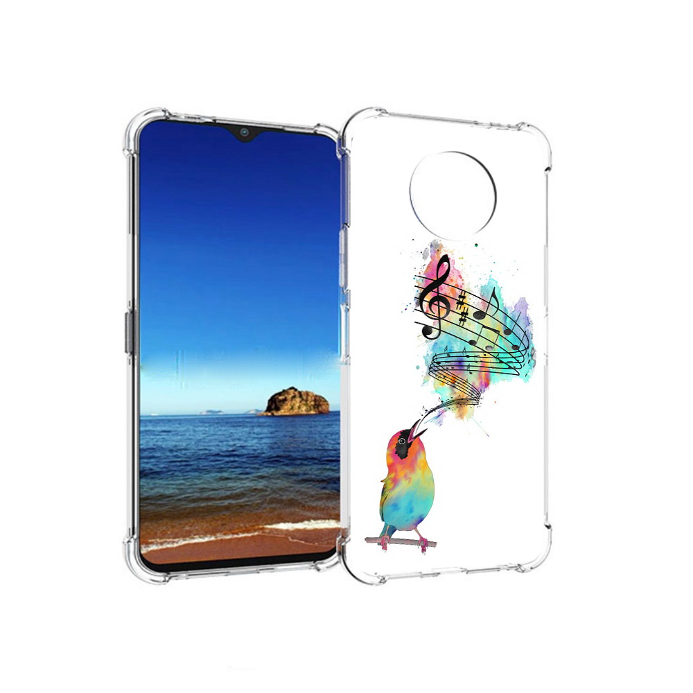 

Чехол MyPads Tocco для Nokia G50 певчая птичка (PT227056.116.536), Прозрачный, Tocco