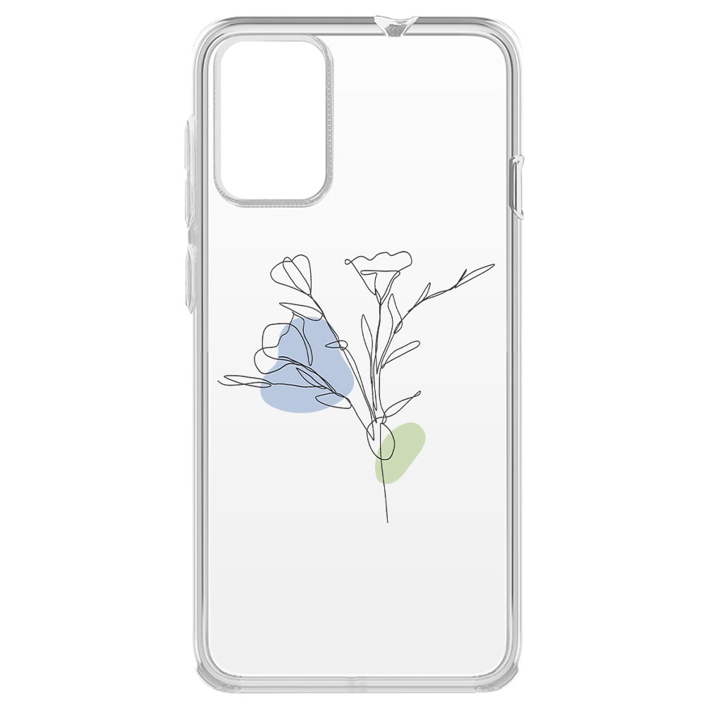 фото Чехол-накладка krutoff clear case эустома для zte blade l9