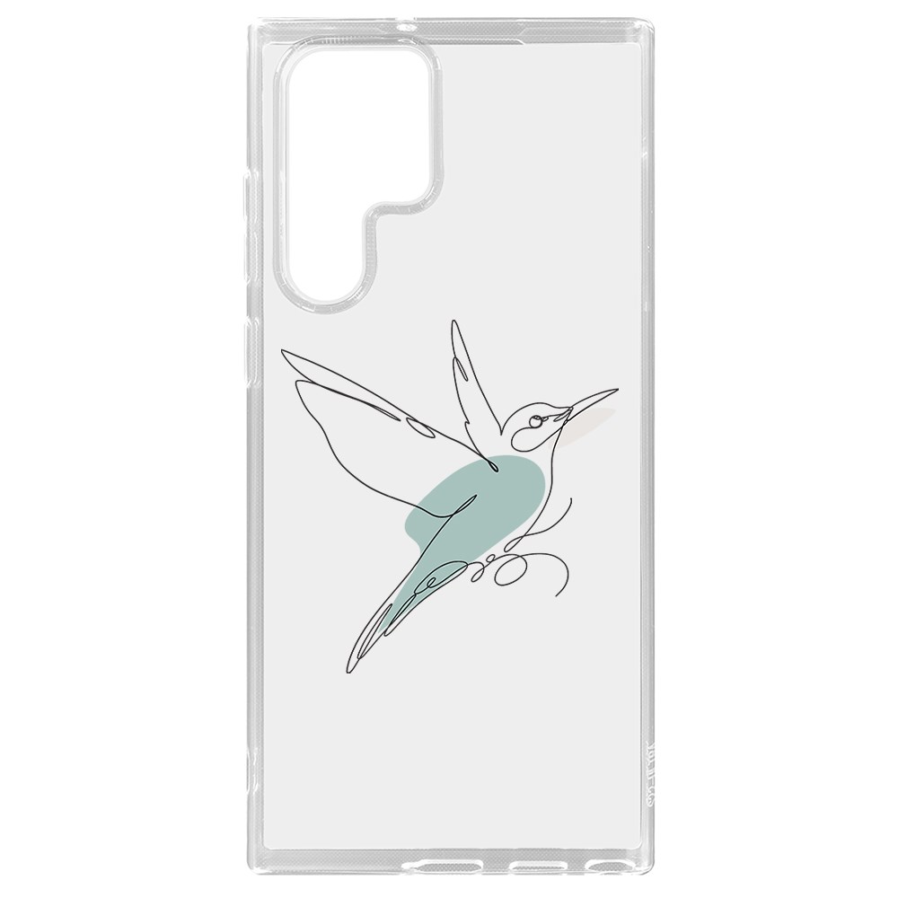 

Чехол-накладка Krutoff Clear Case Легкость для Samsung Galaxy S22 Ultra (S908), Прозрачный