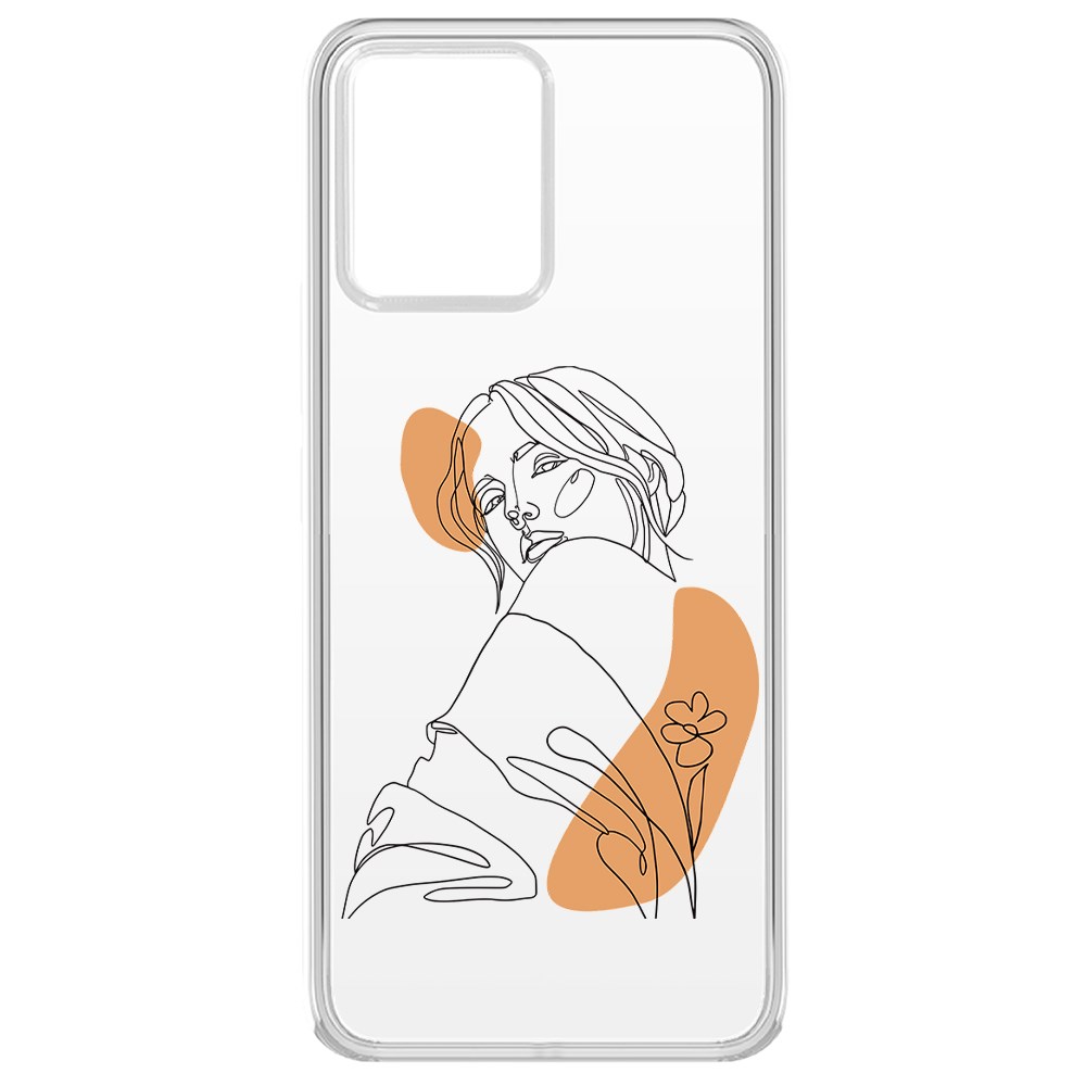 

Чехол-накладка Krutoff Clear Case Загадка для Realme 8/8 Pro 4G, Прозрачный