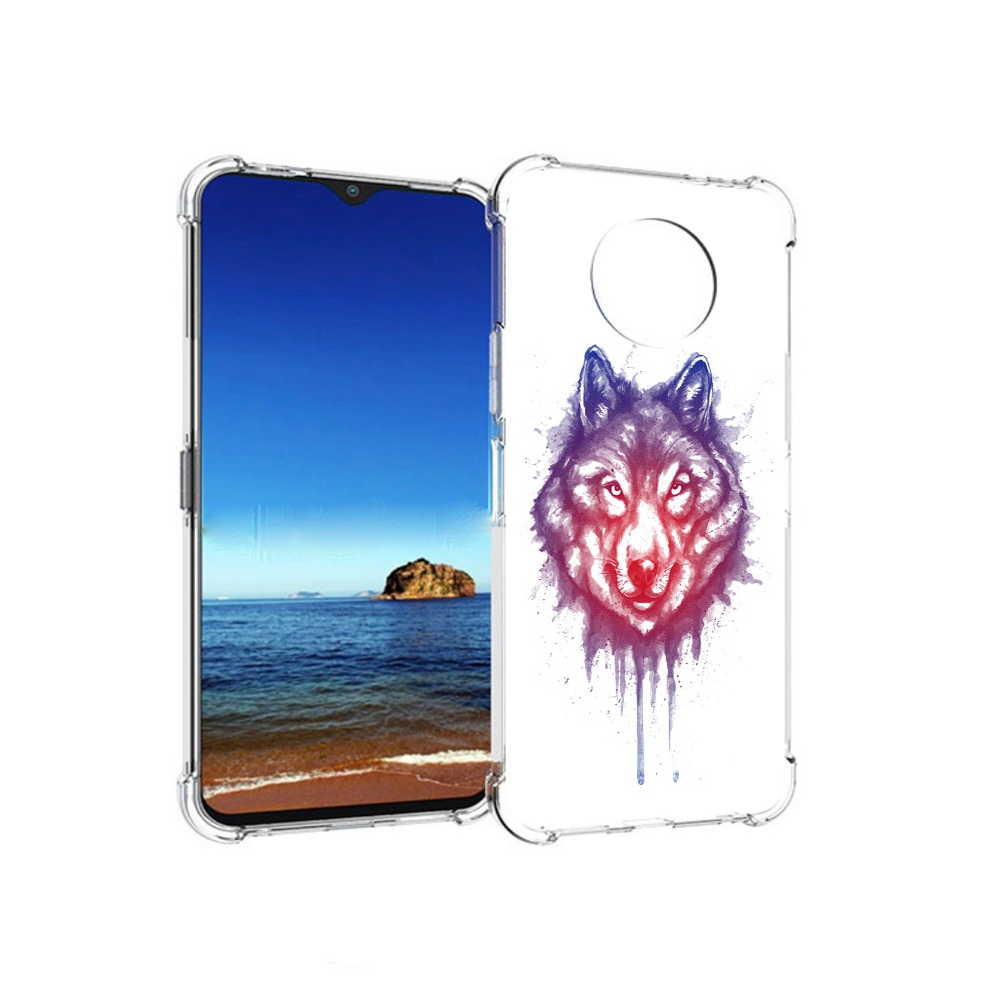 

Чехол MyPads Tocco для Nokia G50 пушистый волк (PT227056.116.561), Прозрачный, Tocco
