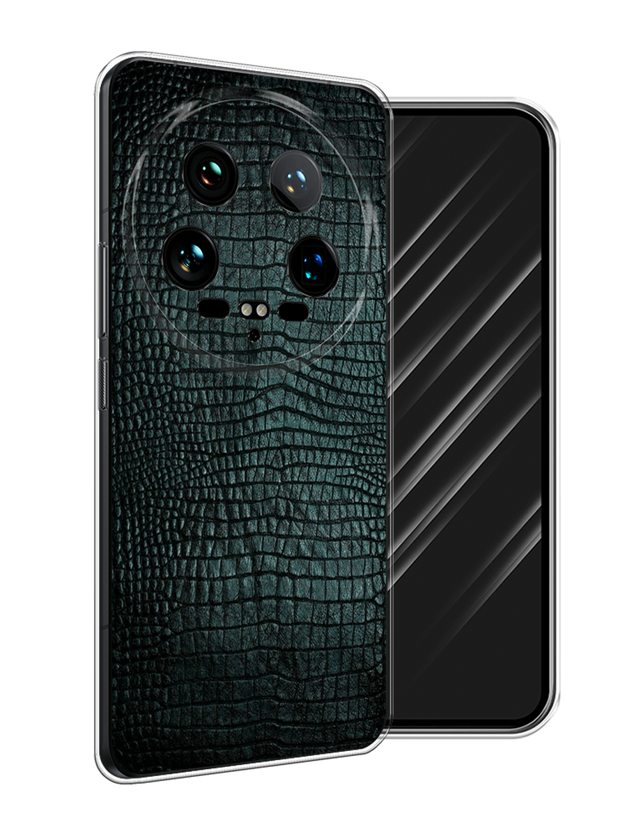 

Чехол Awog на Xiaomi 14 Ultra "Черная змея", Черный;серый;голубой, 321850-1
