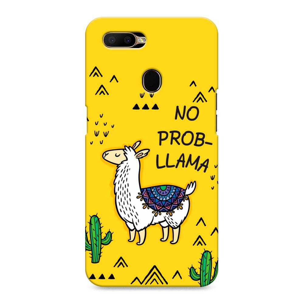 

Пластиковый чехол "No probLLama" на Oppo A5s, 252320-1