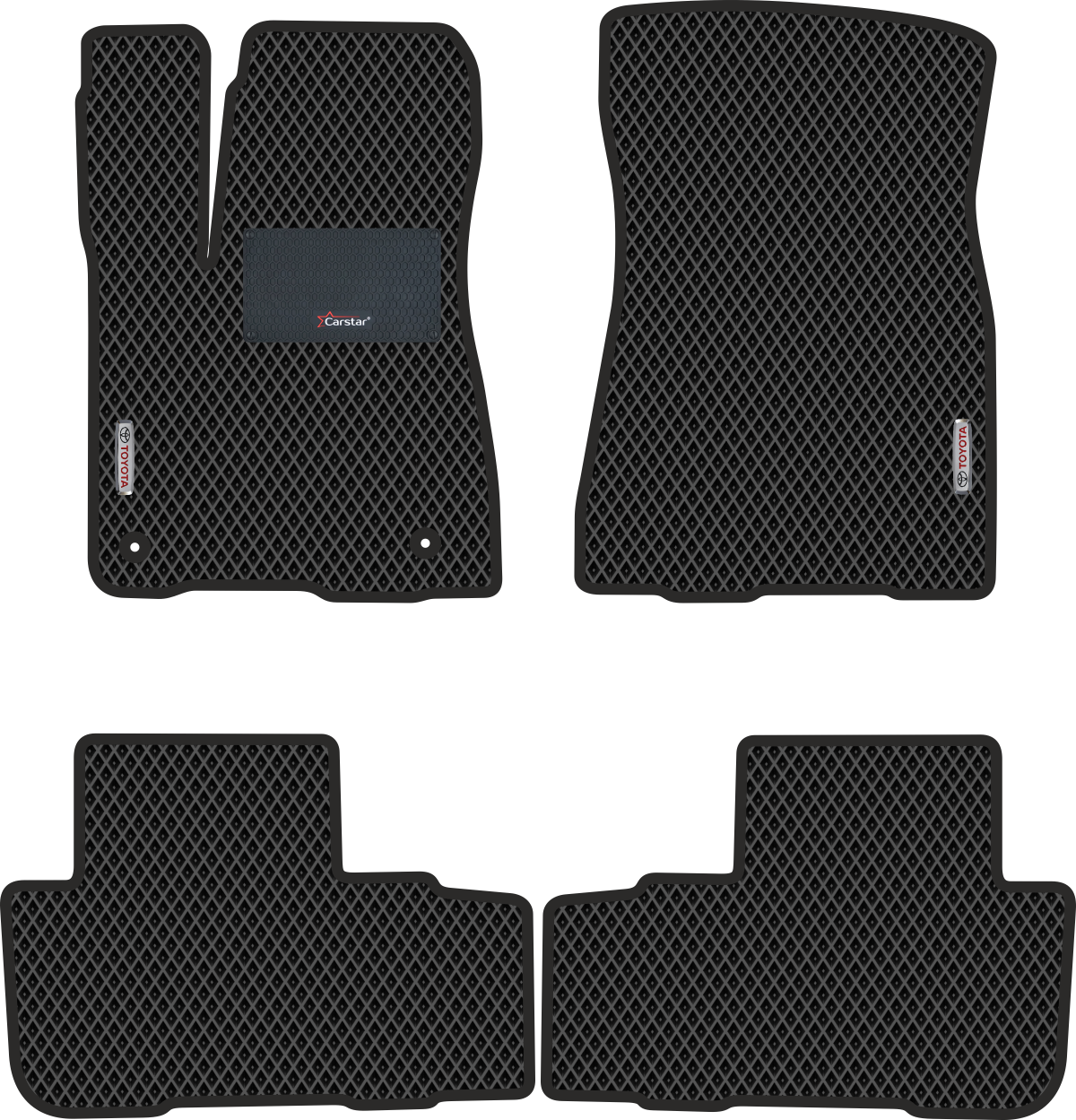 

Коврики Kupi-Kovrik EVA для Toyota Highlander III (2013-2019), чёрный,подпятник,2 эмблемы
