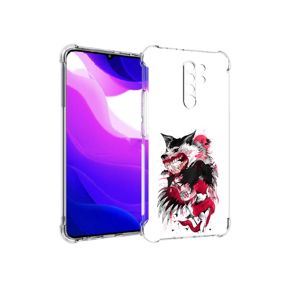

Чехол MyPads Tocco для Xiaomi Redmi 9 красная шапочка (PT150826.259.410), Прозрачный, Tocco