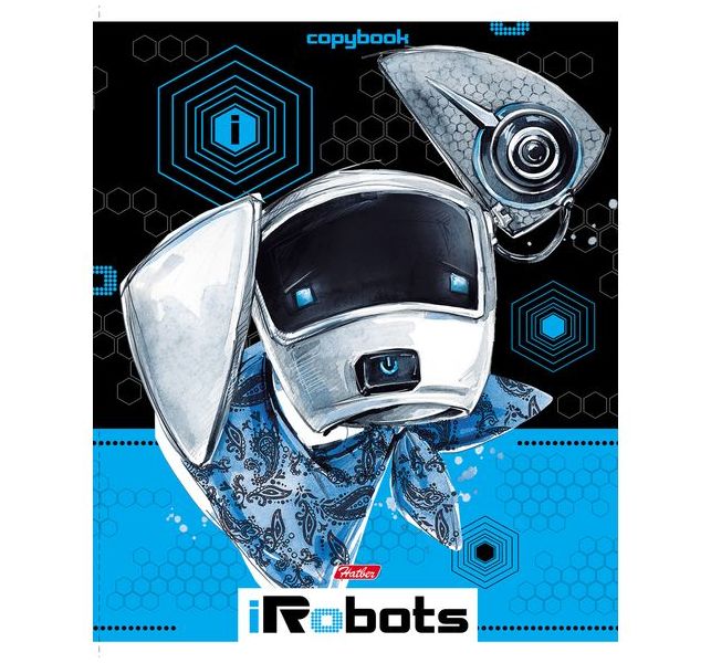 

Тетрадь А5 24л клетка Хатбер Irobots