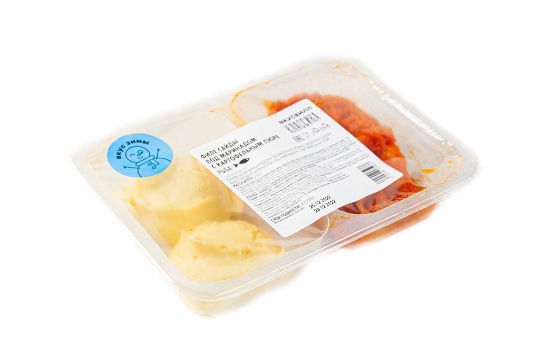 

Филе сайды ВкусВилл под маринадом с картофельным пюре 250 г