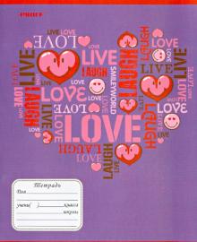 

Тетрадь школьная А5 12л линейка Proff Мультфильмы 24,