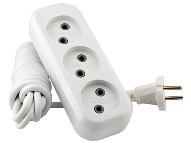 

Удлинитель Lux У3-О-07 3 Sockets 7m