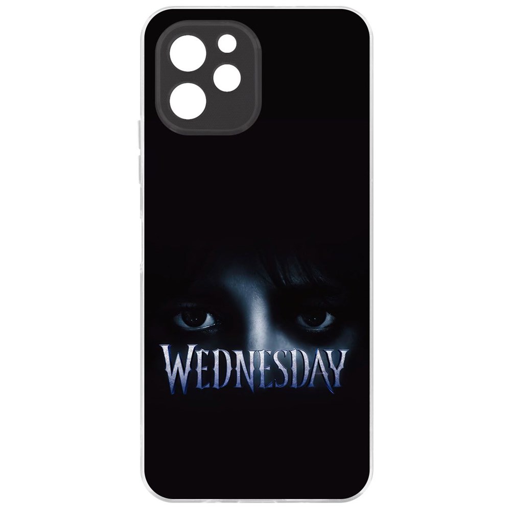 

Чехол-накладка Krutoff Clear Case Уэнсдей Аддамс - Логотип для Huawei Nova Y61, Прозрачный