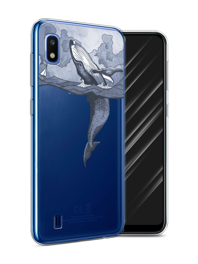 

Чехол Awog на Samsung Galaxy A10 "Два измерения", Разноцветный, 27950-7