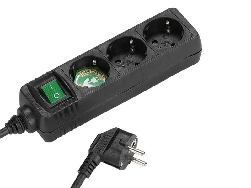 фото Удлинитель vivanco ebls 3s 3 sockets 1.4m black 27015