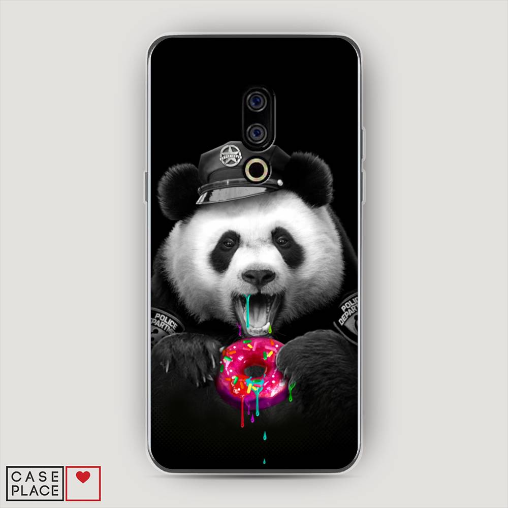 

Чехол Awog на Meizu 15 "Панда police", Черный;белый;розовый, 72650-2