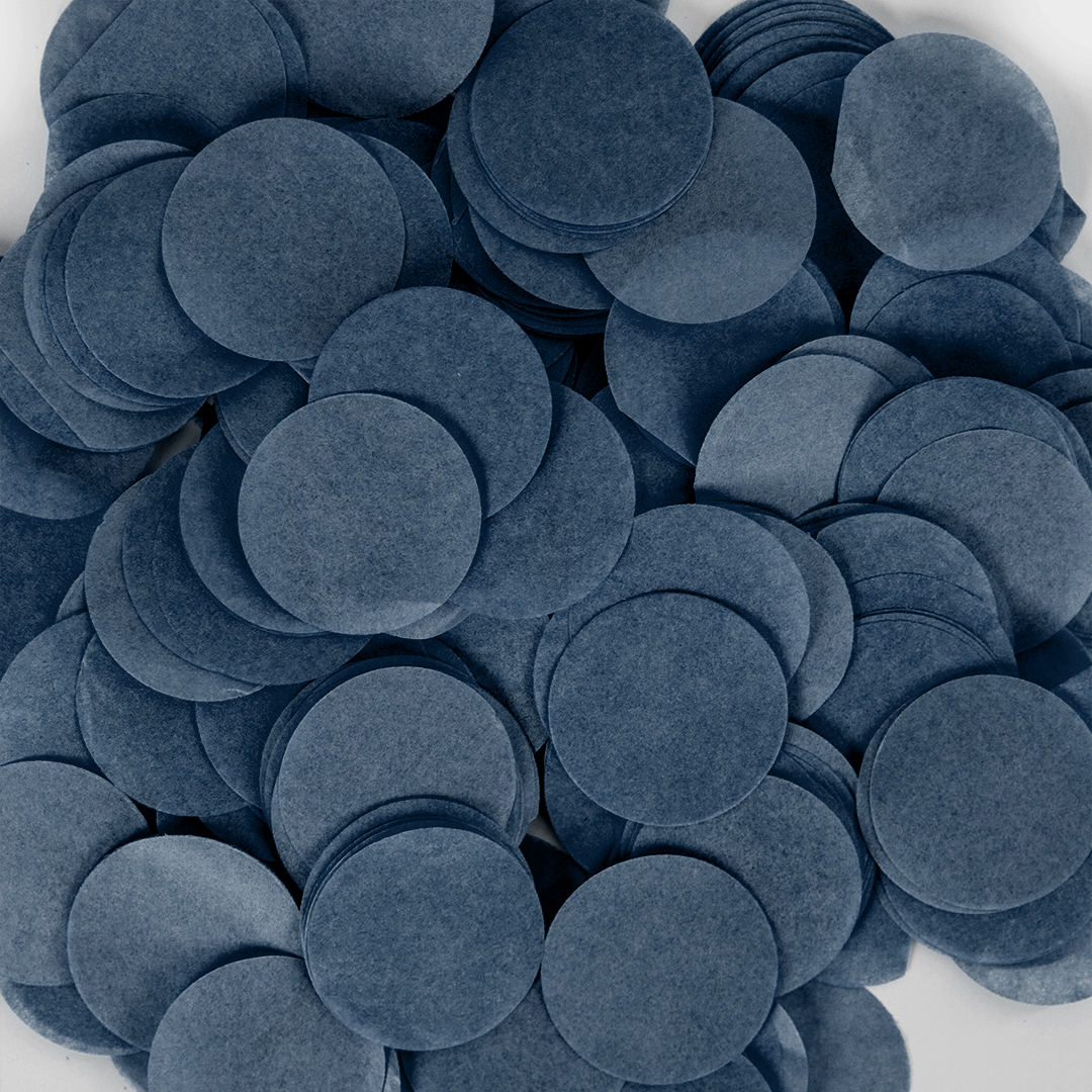 Конфетти тишью Волна веселья Круг Черный 1 см, 50 г