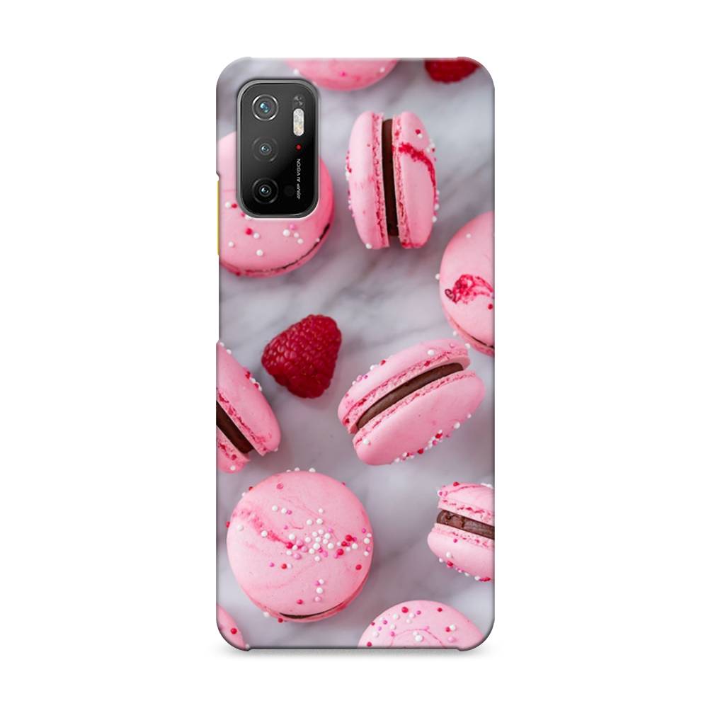 

Пластиковый чехол "Макарони с малиной" на Xiaomi Poco M3 Pro, 311020-7
