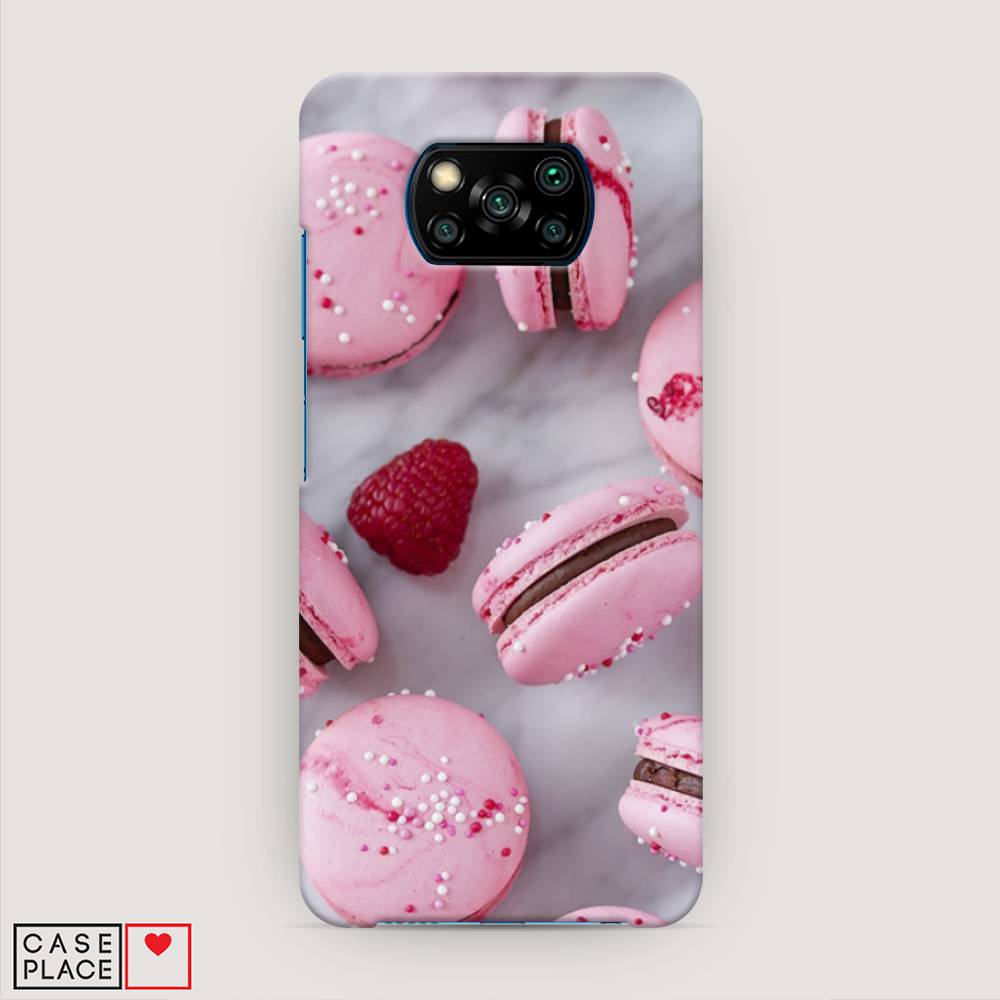 

Пластиковый чехол "Макарони с малиной" на Xiaomi Poco X3 NFC, 39220-7