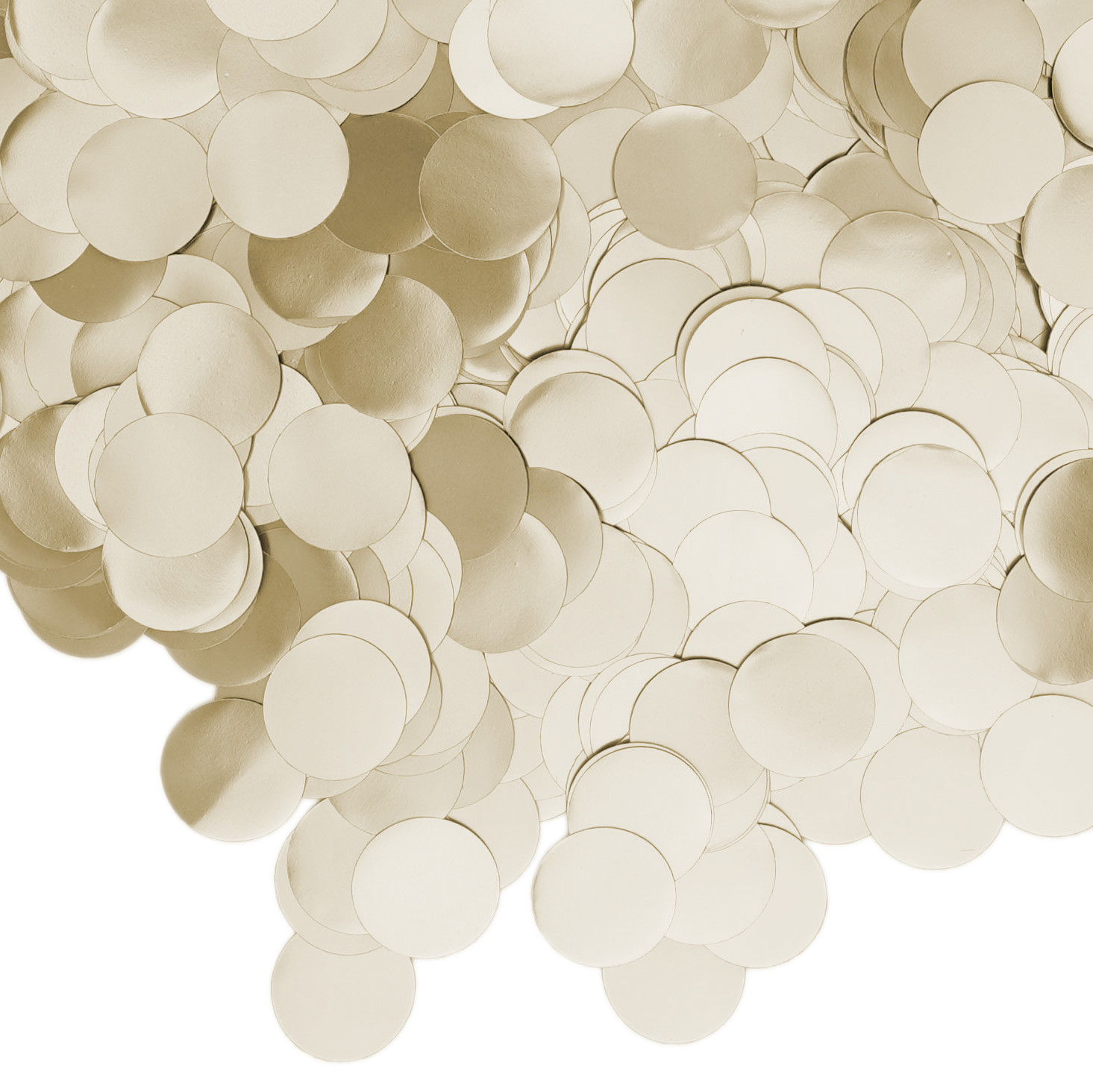 Конфетти фольга Волна веселья Круг Золото 1 см, 50 г