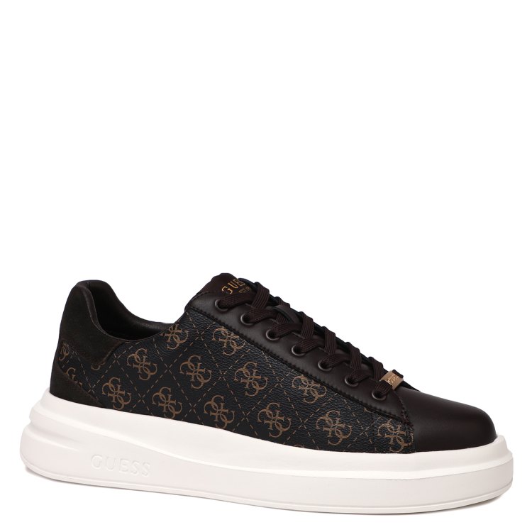 

Кеды мужские Guess FMPVIBFAL12 коричневые 44 EU, Коричневый, FMPVIBFAL12