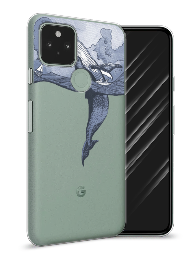 

Чехол Awog на Google Pixel 5A "Два измерения", Разноцветный, 271050-7