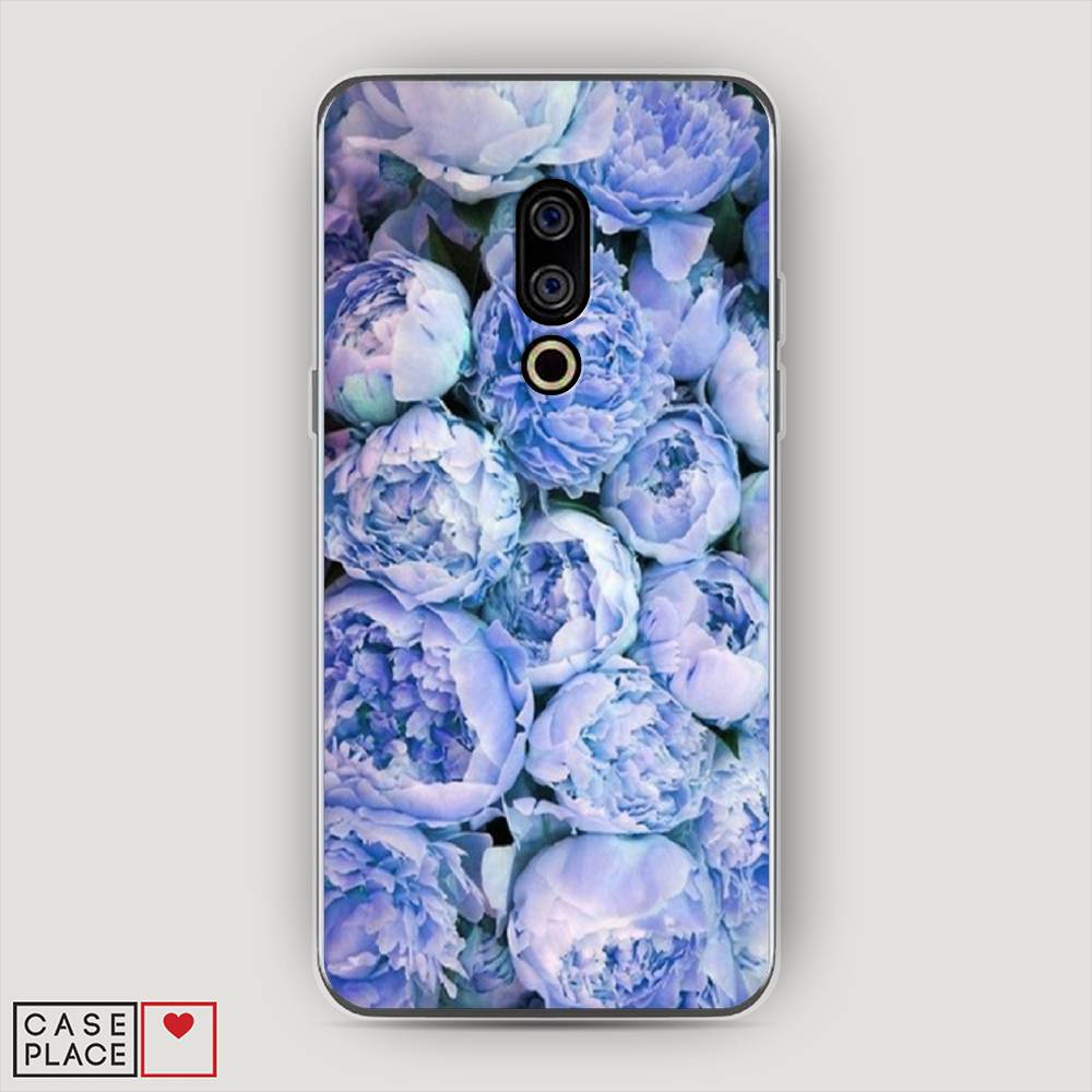

Чехол Awog на Meizu 15 "Пионы голубые", Голубой, 72650-8