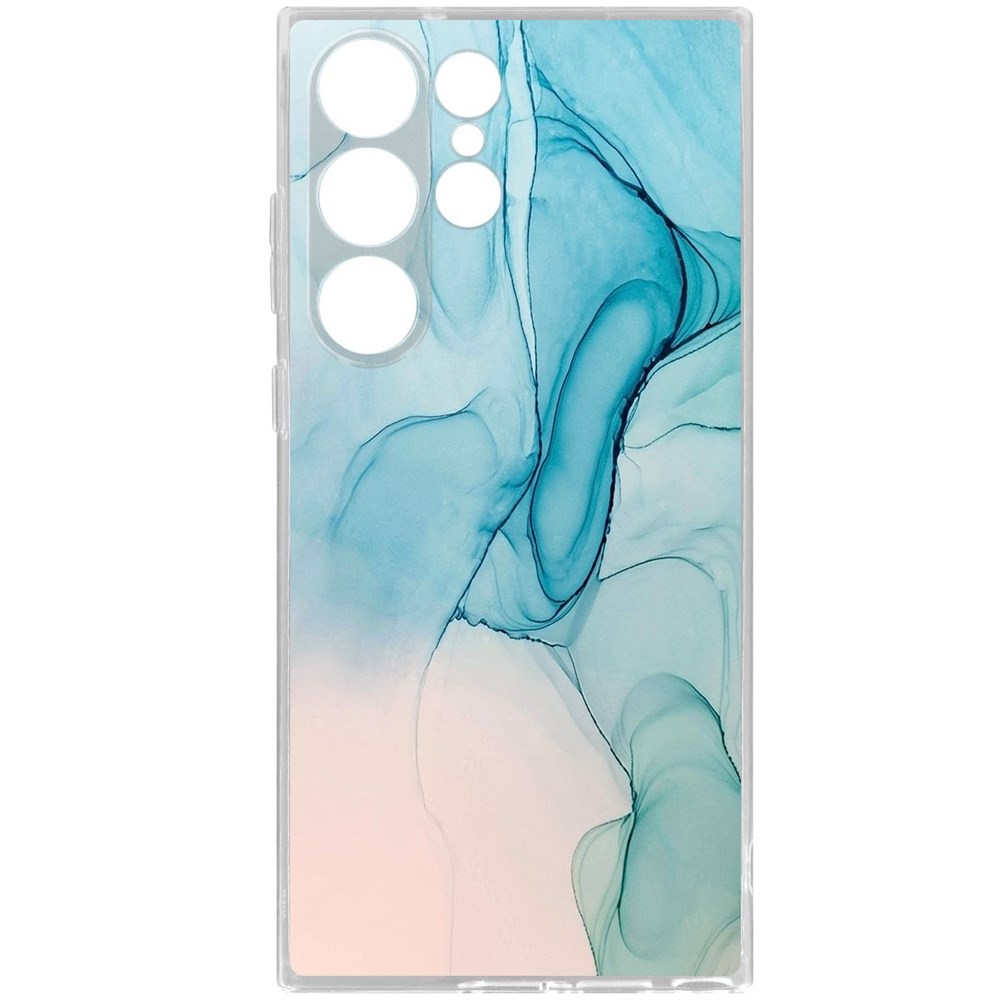 

Чехол-накладка Krutoff Clear Case Абстракт разводы для Samsung Galaxy S23 Ultra, Прозрачный