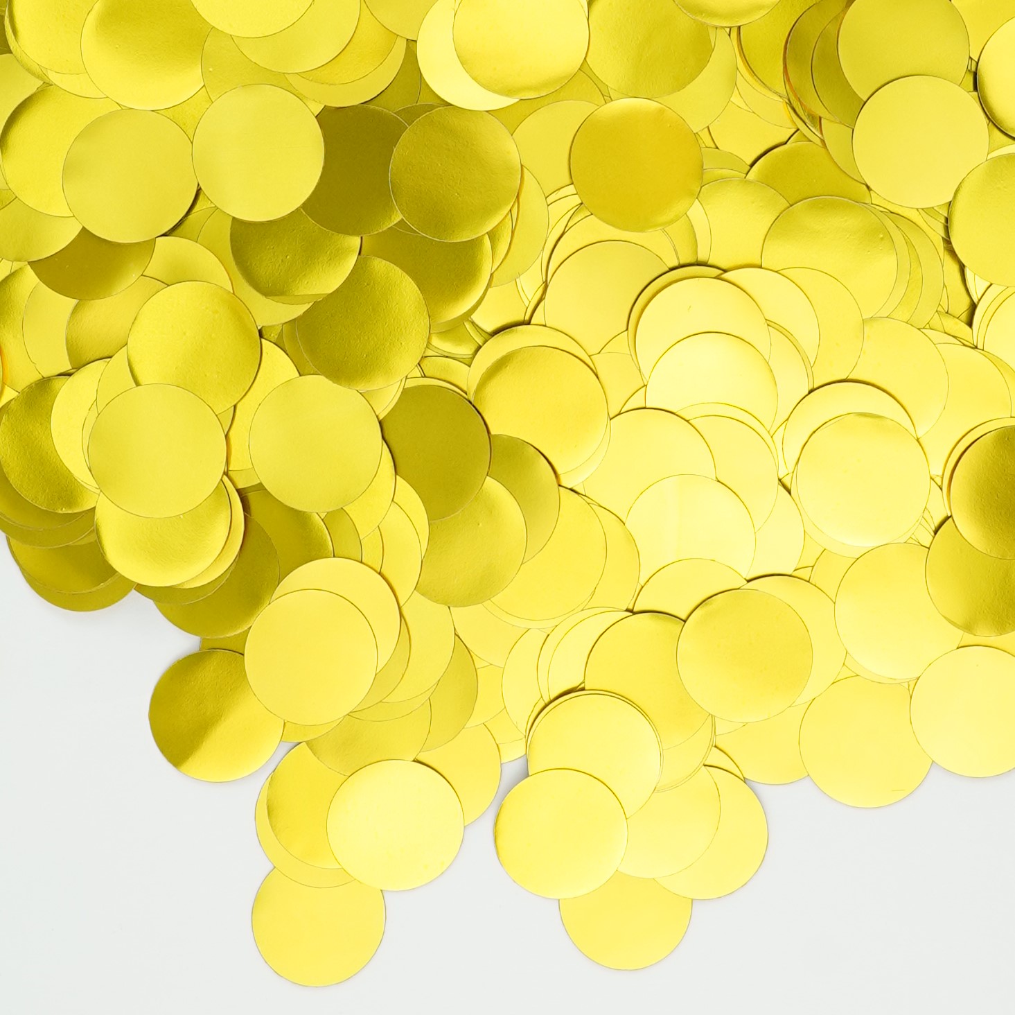 Конфетти фольга Волна веселья Круг Сусальное золото 2 см, 50 г
