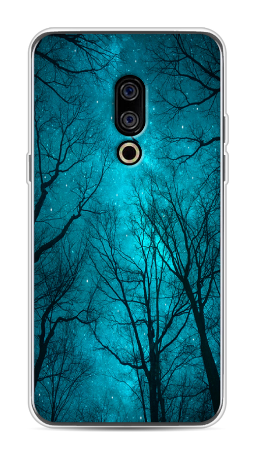 

Чехол Awog на Meizu 15 "Сказочный лес", Черный;голубой, 72650-4