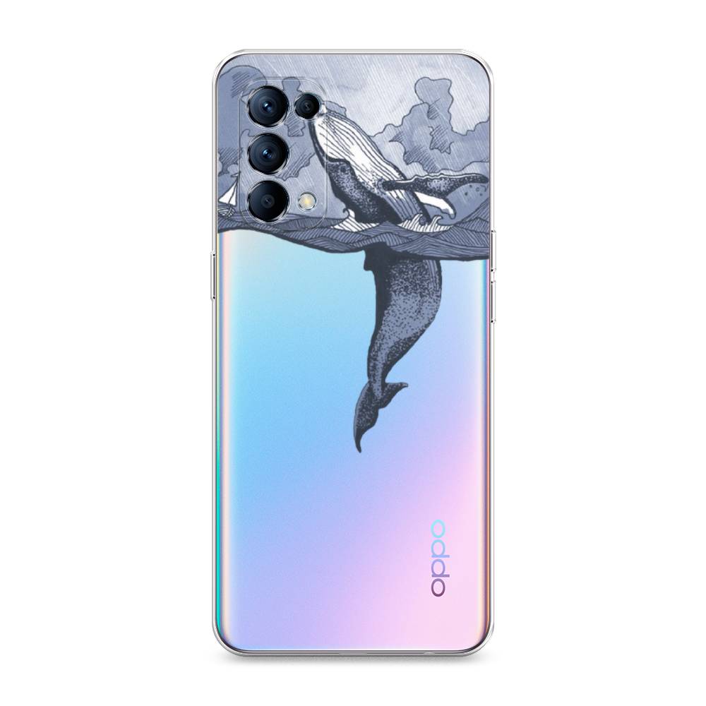 

Чехол Awog на Oppo Reno 5 "Два измерения", Разноцветный, 255250-7