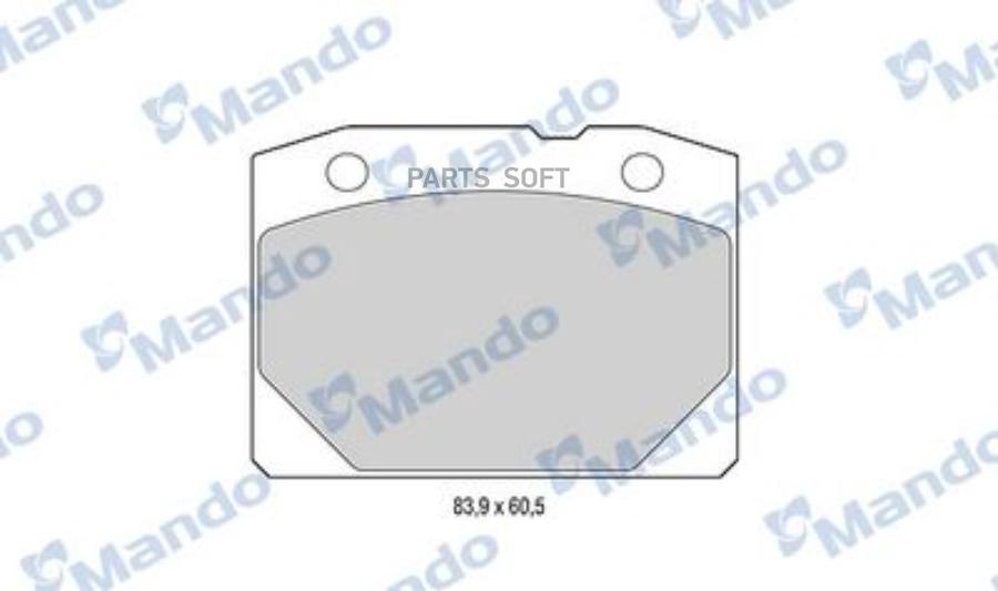 

Тормозные колодки Mando передние дисковые MBF015055