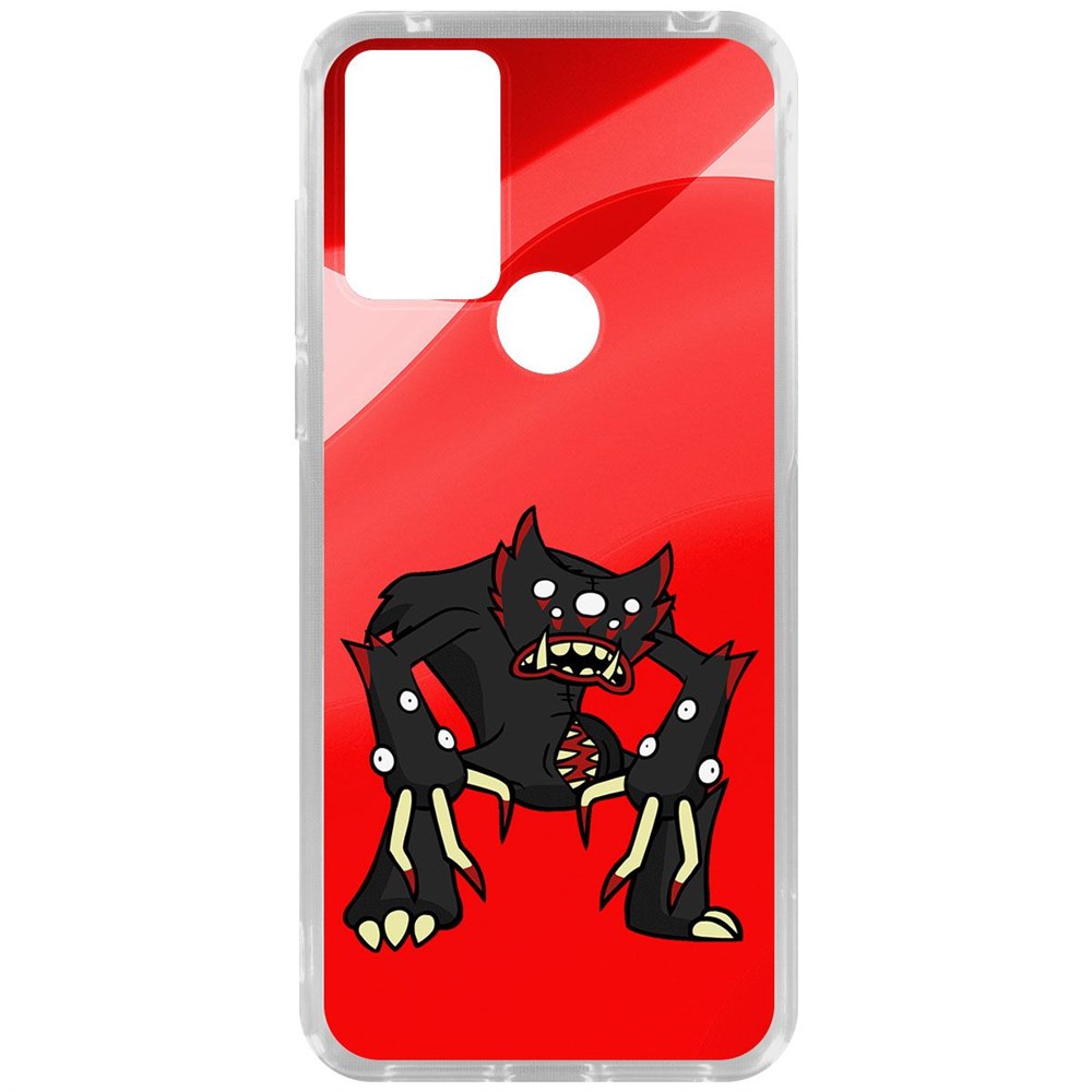 

Чехол-накладка Krutoff Clear Case Хаги Ваги - Килли Вилли для TCL 30E, Прозрачный