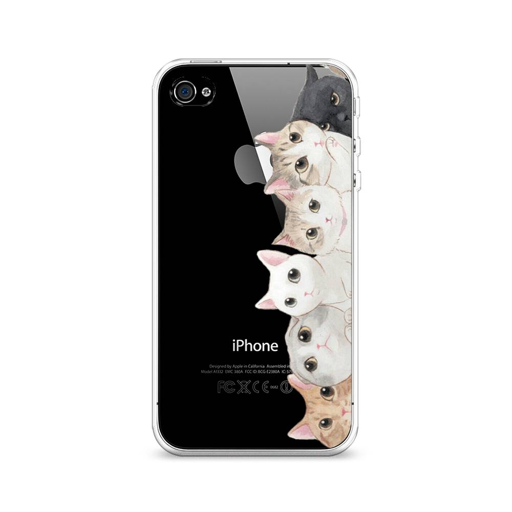 

Чехол Awog "Котики" для Apple iPhone 4/4S