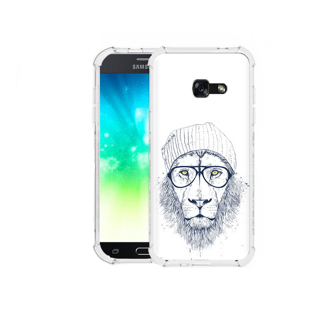 

Чехол MyPads Tocco для Samsung Galaxy A3 (2016) хиппи лев, Прозрачный, Tocco