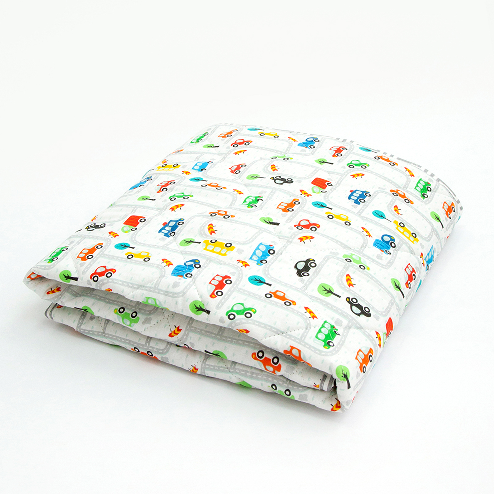 Коврик детский Amarobaby стёганный Soft Mat 115х115 см, Дорога серый AB2165SMGDo/11 игровой коврик amarobaby детский стёганный мечта 115х115 см