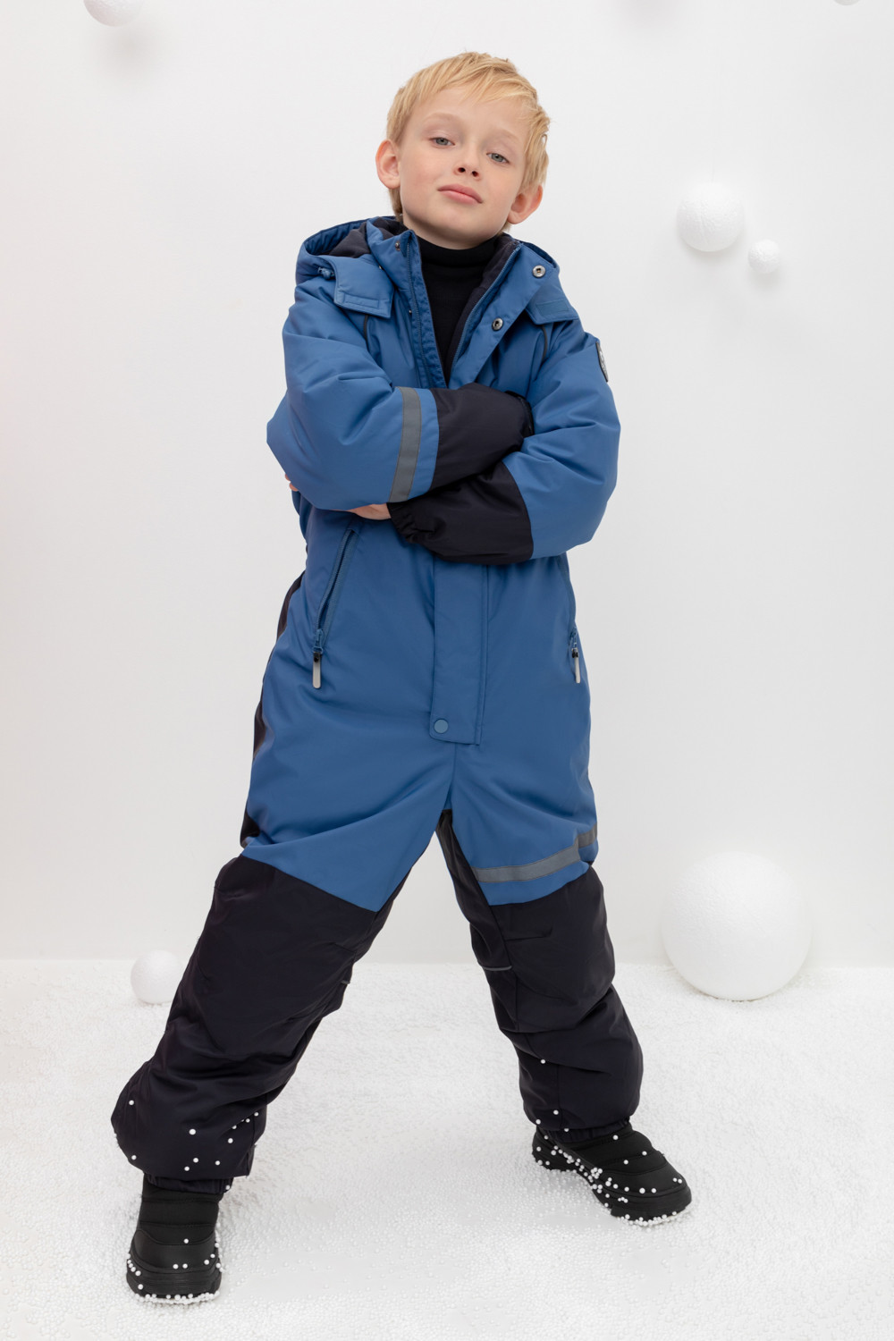 

Комбинезон детский CROCKID 2B OVL 003.2_с, синий, 128, 2B OVL 003.2_с