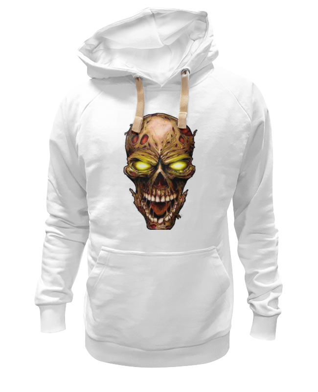 

Худи унисекс Printio Skull art белое XL, Белый, Skull art